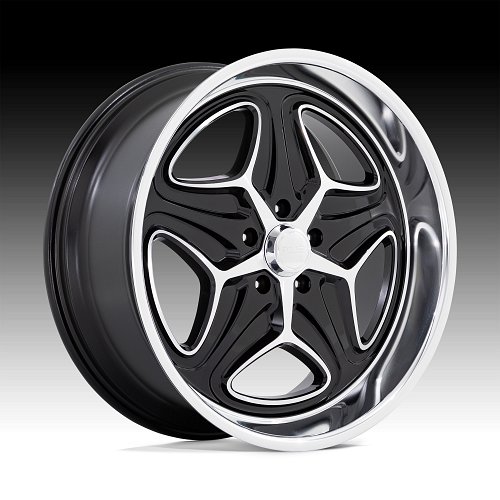 Foose F171 Merlot Gloss Black Machined Custom Wheels 1